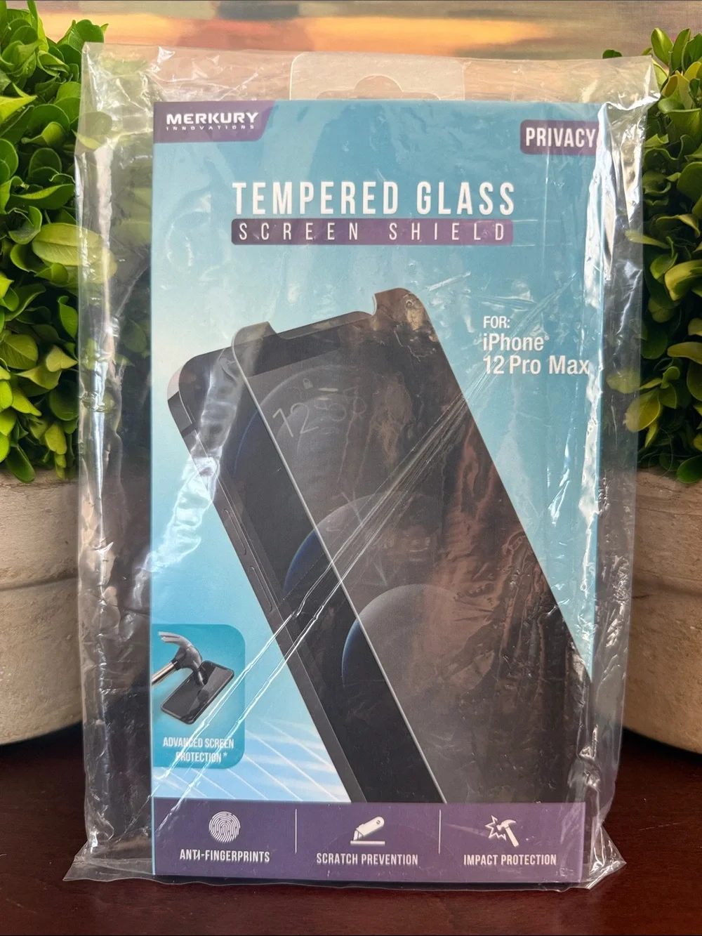 MERKURY INNOVATIONS✨TEMPERED GLASS SCREEN SHIELD✨ iPhone 12 Pro Max🌟BNIB🌟